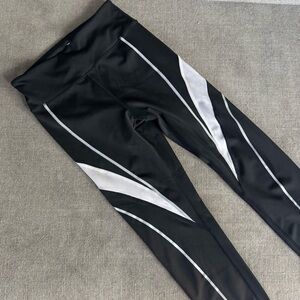 Noli Black and White Athletic Leggings - Size S